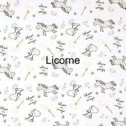 tissu licorne