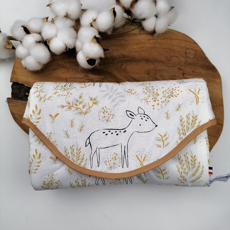 tapis à langer nomade biche