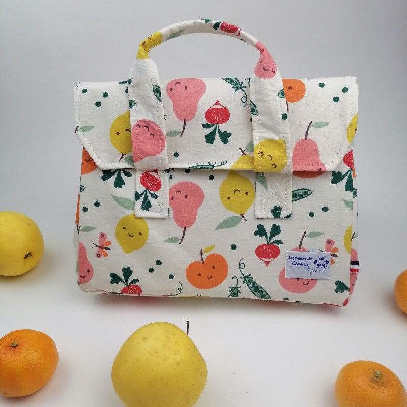 Lunch bag isotherme en coton Personnalisable