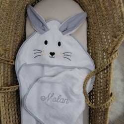 cape de bain lapin