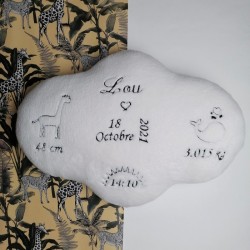 coussin de naissance personnalisé