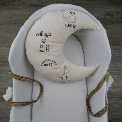 coussin bébé lune