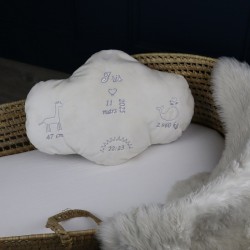 coussin de naissance personnalisé