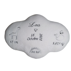 coussin de naissance personnalisé