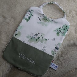 Bavoir élastiqué personnalisé - Les trésors de Clémence